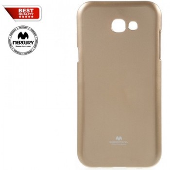 Silikoninis Mercury dėklas auksinis (Galaxy A3 2017)